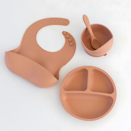 FlexiFeed - Ensemble d'alimentation pour bébé en silicone donner un nouveau nom