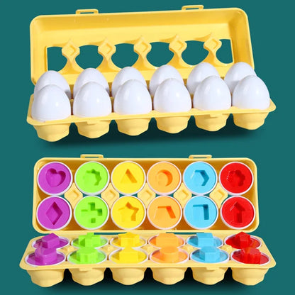 Œufs d’Apprentissage des Formes – Jeu Éducatif et Amusant pour Enfants