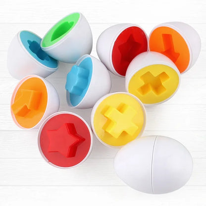 Œufs d’Apprentissage des Formes – Jeu Éducatif et Amusant pour Enfants