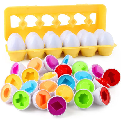 Œufs d’Apprentissage des Formes – Jeu Éducatif et Amusant pour Enfants