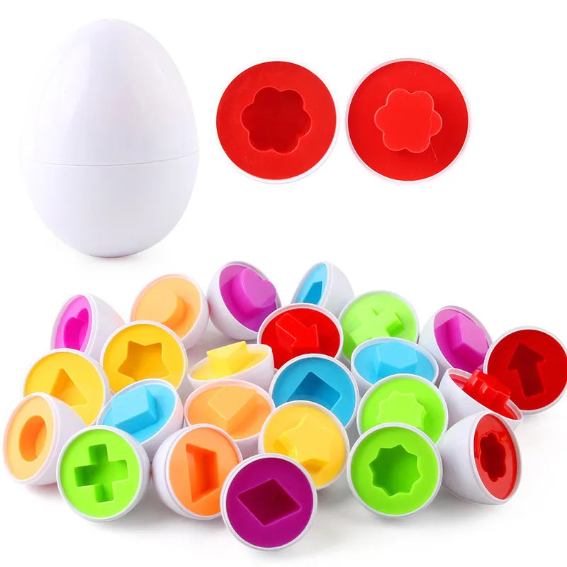 Œufs d’Apprentissage des Formes – Jeu Éducatif et Amusant pour Enfants