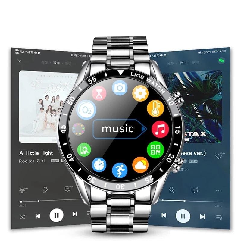 Montre Connectée Luxe 4G – Élégance et Connectivité pour Appels en Toute Simplicité