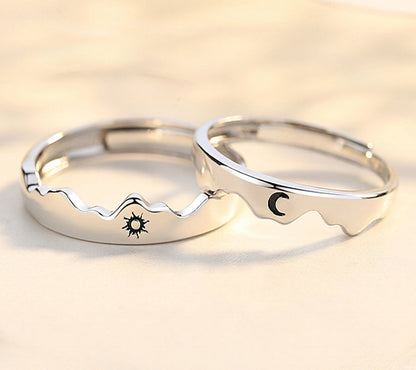 Anneaux Cœurs Liés – Symbole d'Amour Éternel