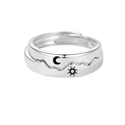 Anneaux Cœurs Liés – Symbole d'Amour Éternel