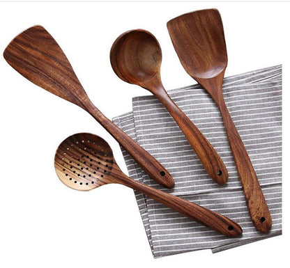 Ensemble de Cuisine en Bois Naturel – Cuisine Durable et Stylée