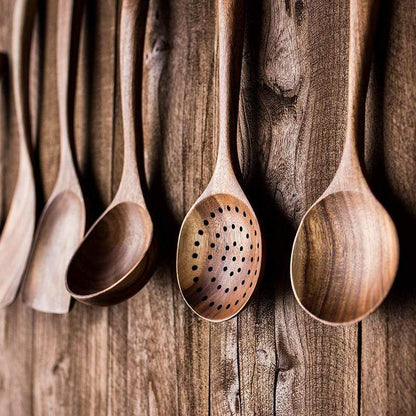 Ensemble de Cuisine en Bois Naturel – Cuisine Durable et Stylée
