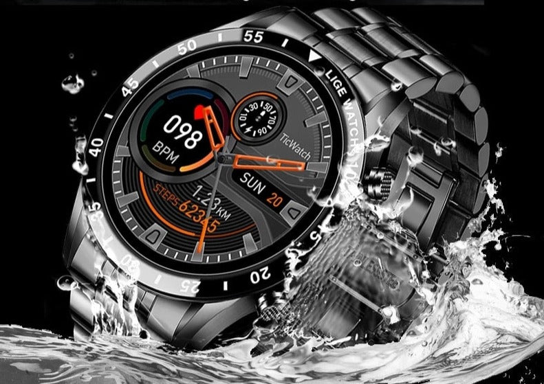Montre Connectée Luxe 4G – Élégance et Connectivité pour Appels en Toute Simplicité