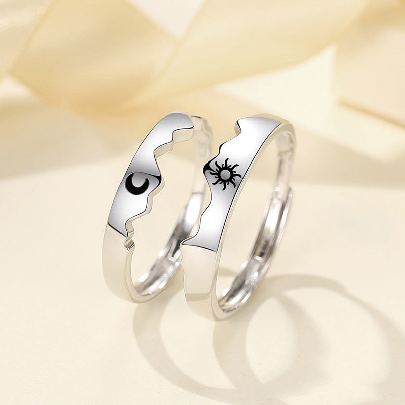 Anneaux Cœurs Liés – Symbole d'Amour Éternel