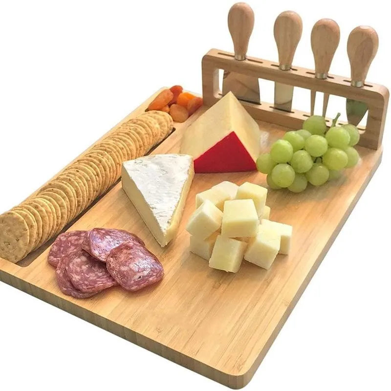 Plateau à fromage en bambou de luxe