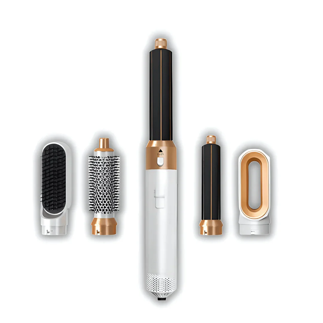 Kit de Coiffure 5-en-1 - Pour Tous les Styles de Cheveux