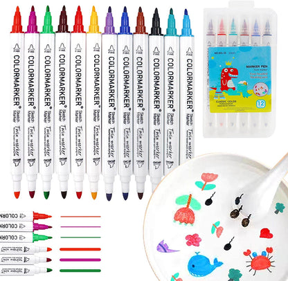 Set de Marqueurs Créatifs – Pour une Explosion de Couleurs Sans Limite