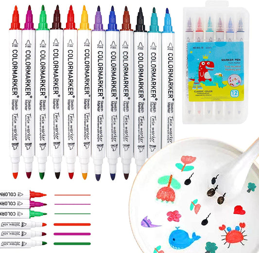 Set de Marqueurs Créatifs – Pour une Explosion de Couleurs Sans Limite