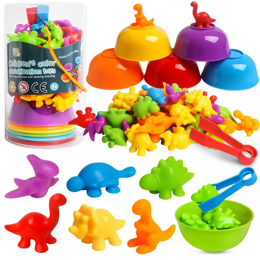 Jeu de Couleurs Dino - Éducatif et Interactif
