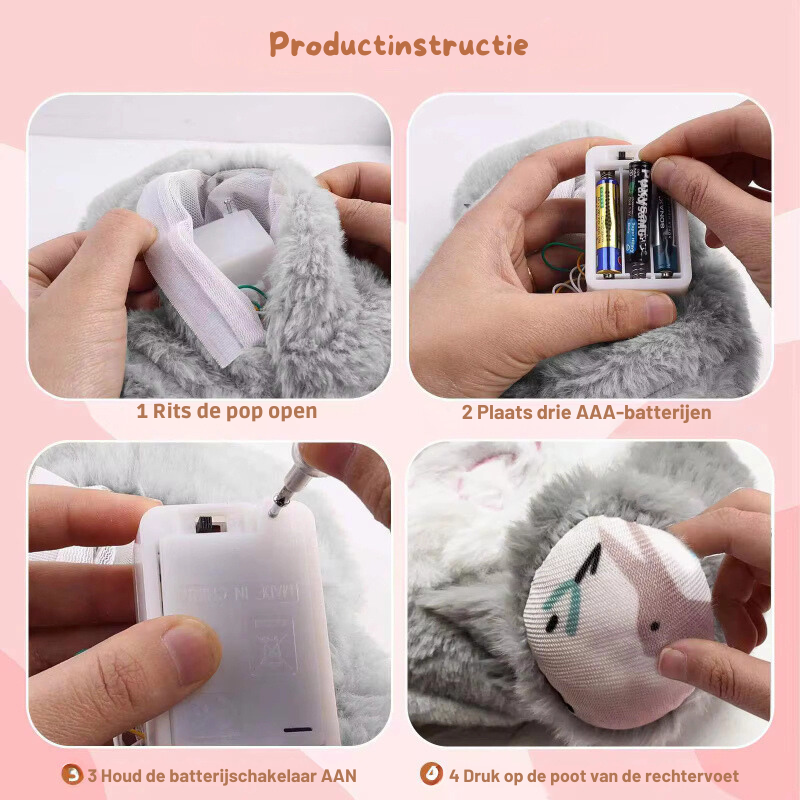 Lapin en Peluche Rêveur – Pour Détente et Douceur