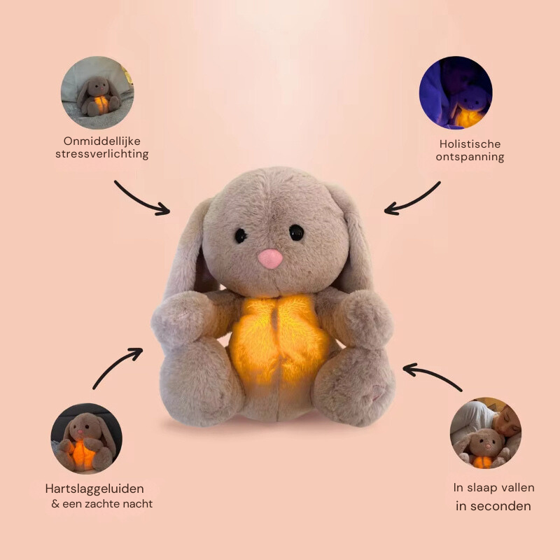 Lapin en Peluche Rêveur – Pour Détente et Douceur