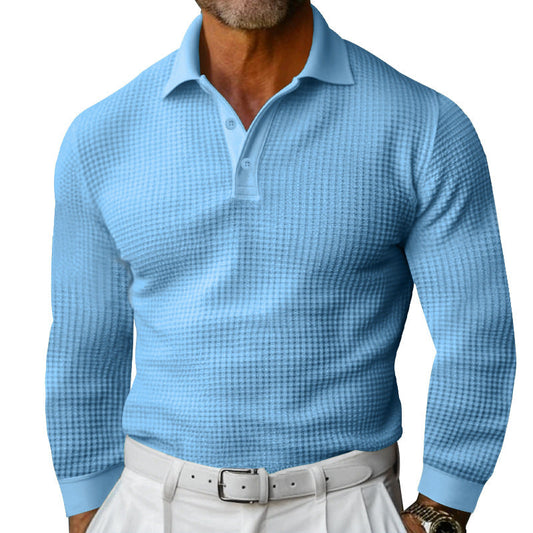 Polo côtelé élégant pour hommes - Confort et raffinement
