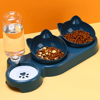 Gamelle pour chat avec design en forme d’oreilles – Expérience de repas confortable et ludique