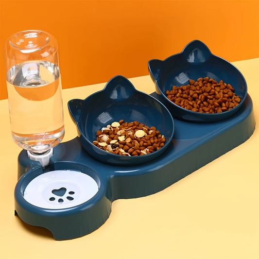 Gamelle pour chat avec design en forme d’oreilles – Expérience de repas confortable et ludique