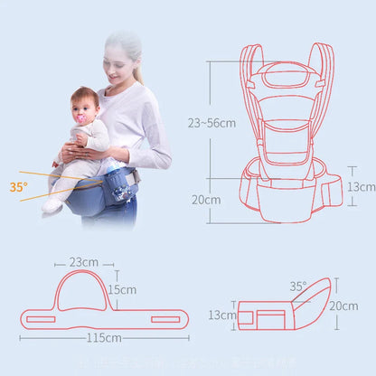 Porte-bébé ergonomique – Porte-hanche confortable pour parents et bébés