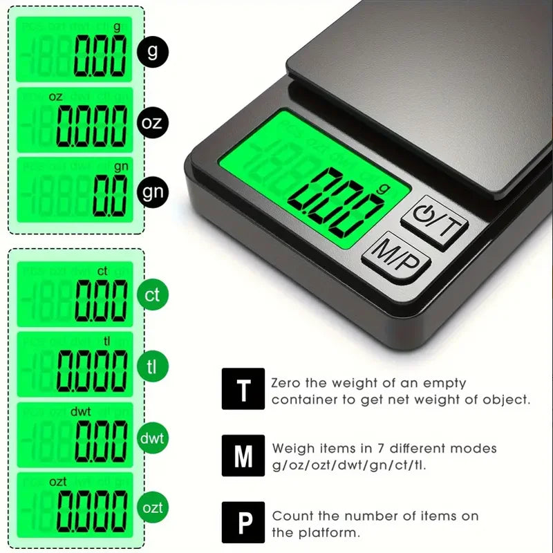 Balance Numérique Precision Pro - Compacte et Précise pour les Voyages