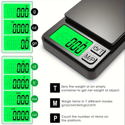Balance Numérique Precision Pro - Compacte et Précise pour les Voyages