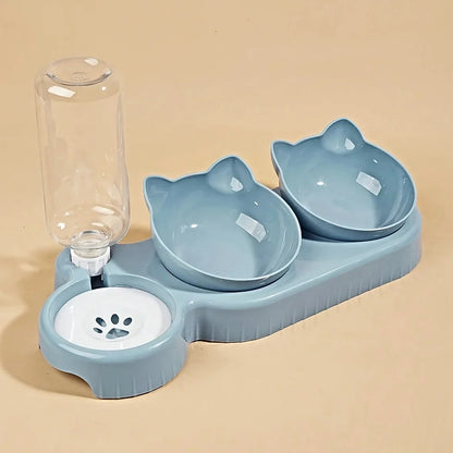 Gamelle pour chat avec design en forme d’oreilles – Expérience de repas confortable et ludique