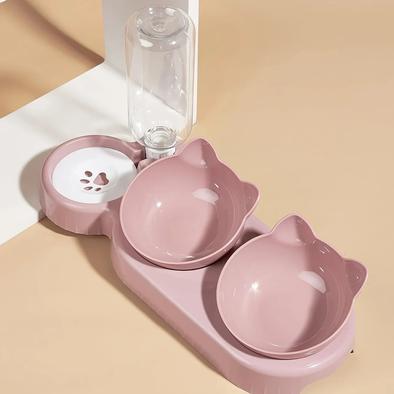 Gamelle pour chat avec design en forme d’oreilles – Expérience de repas confortable et ludique