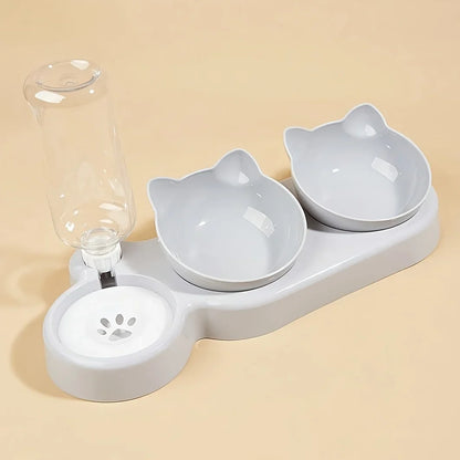 Gamelle pour chat avec design en forme d’oreilles – Expérience de repas confortable et ludique