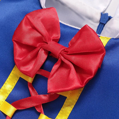 Robe de princesse Blanche-Neige – Avec cape, tiara et accessoires magiques