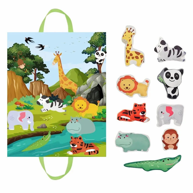 Ami(e)s Doux du Trafic - Ensemble de Jouets avec Tapis de Jeu Pliable