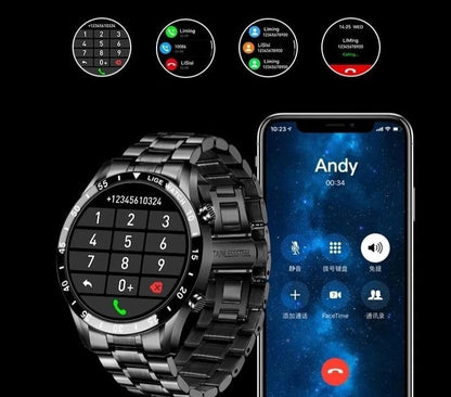 Montre Connectée Luxe 4G – Élégance et Connectivité pour Appels en Toute Simplicité