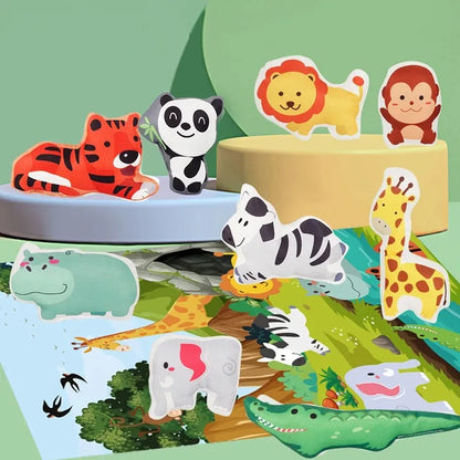 Ami(e)s Doux du Trafic - Ensemble de Jouets avec Tapis de Jeu Pliable