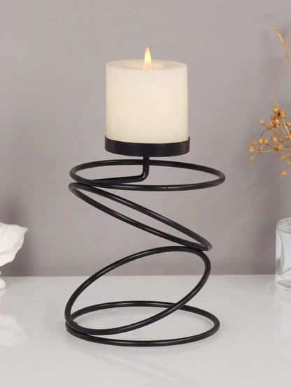 Bougeoir Spirale Élégant – Pour une Maison Chaleureuse et Raffinée