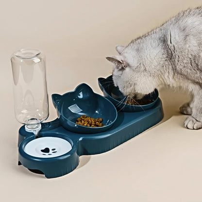 Gamelle pour chat avec design en forme d’oreilles – Expérience de repas confortable et ludique
