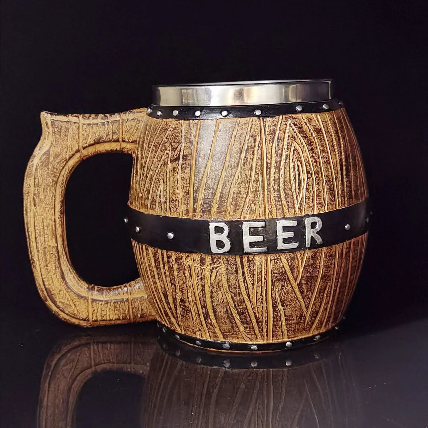 Chope à Bière en Bois Allemande - Expérience Authentique et Ludique