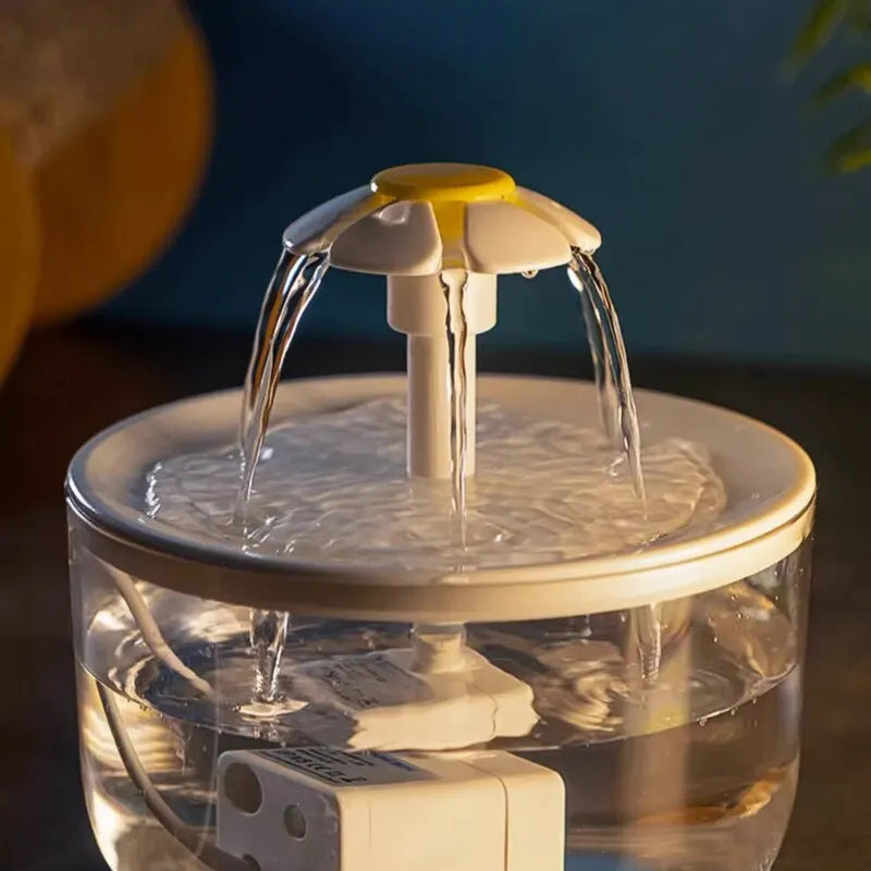 Fontaine à Eau Automatique pour Animaux - Hydratation Silencieuse et Élégante