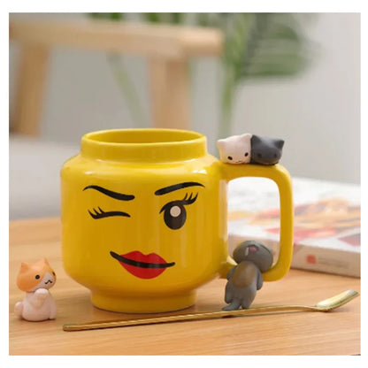 Mug en céramique adorable – Expérience ludique pour tous