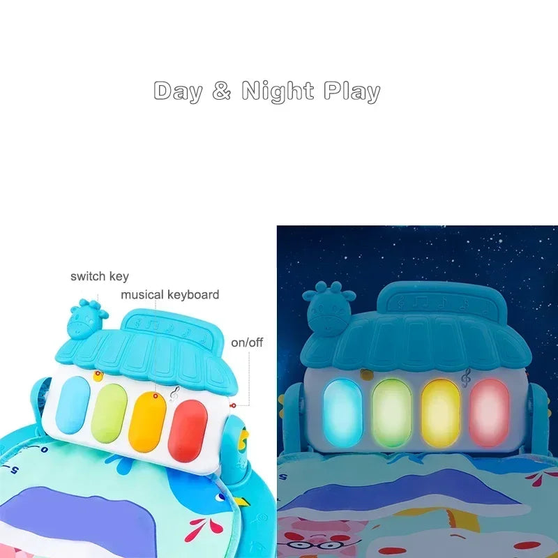 Tapis d’éveil pour bébé – Parc éducatif avec musique et activités ludiques
