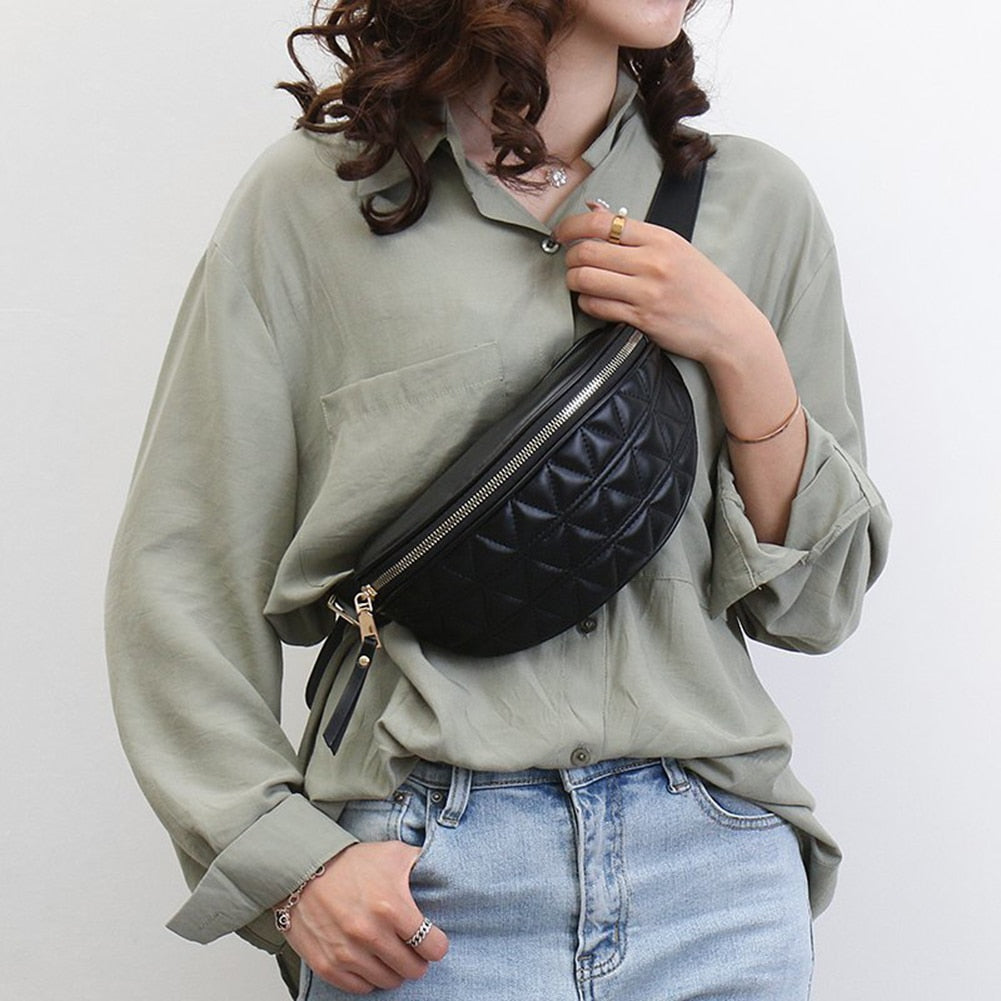 UrbanFlex Bag - Sac banane & bandoulière élégant en cuir végan