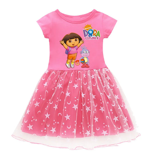 Robe Dora l’exploratrice – Parfaite pour fêtes, anniversaires et déguisements