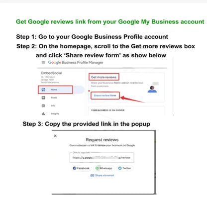 Carte de collecte d’avis Google NFC – Simplifiez les retours clients