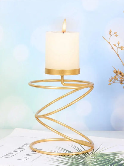 Bougeoir Spirale Élégant – Pour une Maison Chaleureuse et Raffinée