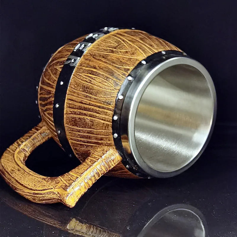 Chope à Bière en Bois Allemande - Expérience Authentique et Ludique