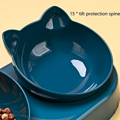 Gamelle pour chat avec design en forme d’oreilles – Expérience de repas confortable et ludique