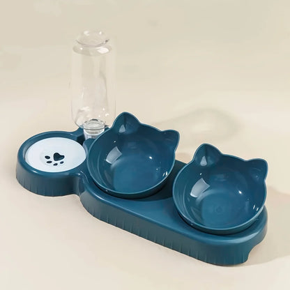 Gamelle pour chat avec design en forme d’oreilles – Expérience de repas confortable et ludique