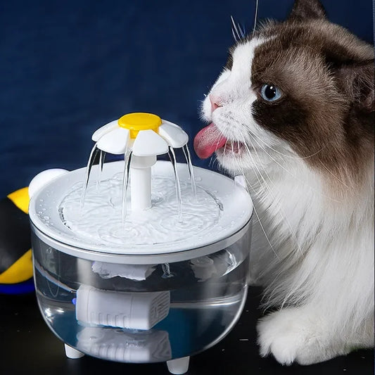 Fontaine à Eau Automatique pour Animaux - Hydratation Silencieuse et Élégante