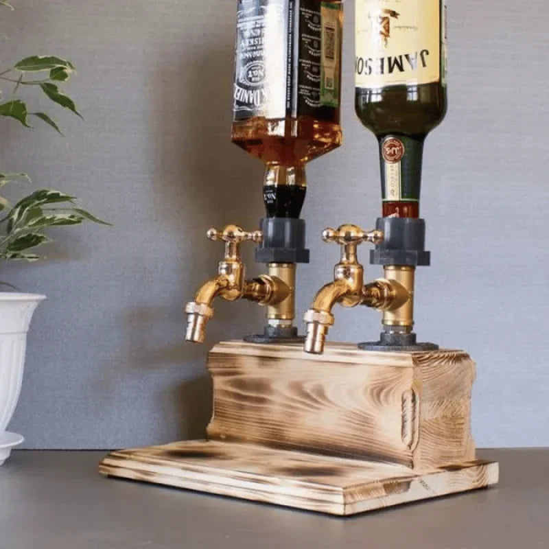 Distributeur de boissons en bois – Luxueux et fonctionnel
