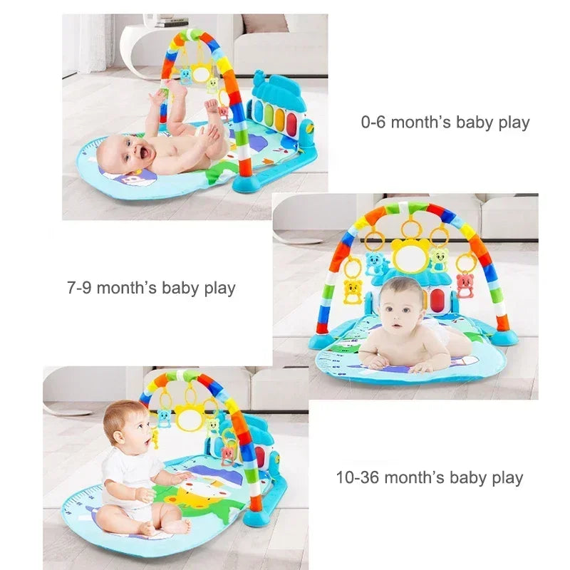 Tapis d’éveil pour bébé – Parc éducatif avec musique et activités ludiques