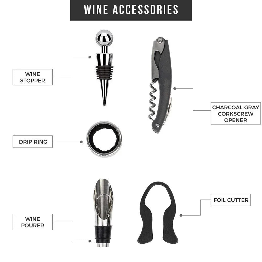 Set Merveille Bouteille de Vin - Pour un Plaisir Sans Souci du Vin