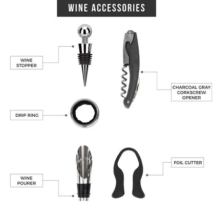 Set Merveille Bouteille de Vin - Pour un Plaisir Sans Souci du Vin